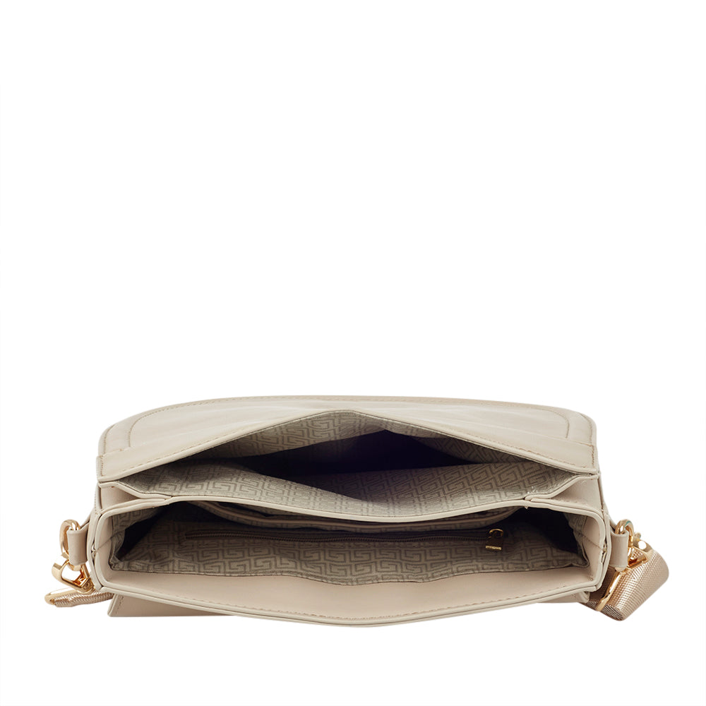 Ulrika Design Sadelväska Line beige