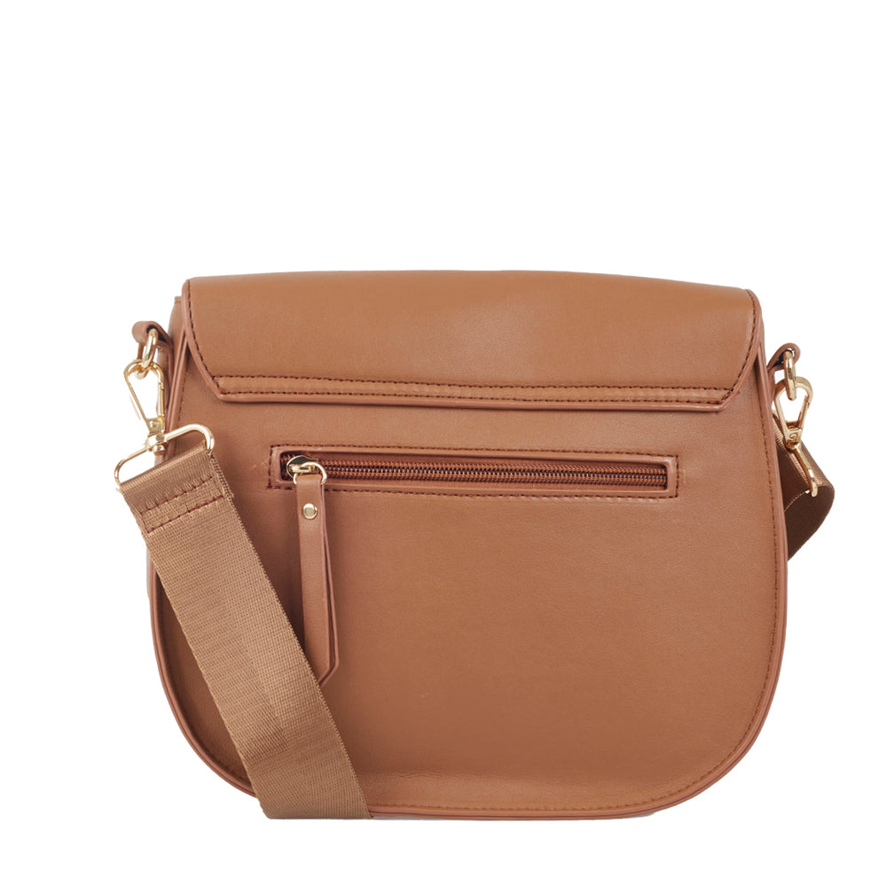 Ulrika Design Sadelväska Line brun