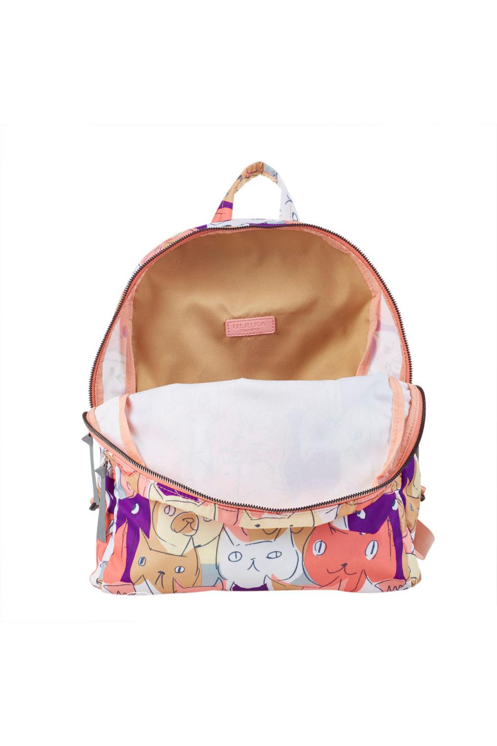 Ulrika Design Ryggsäck Cat rosa