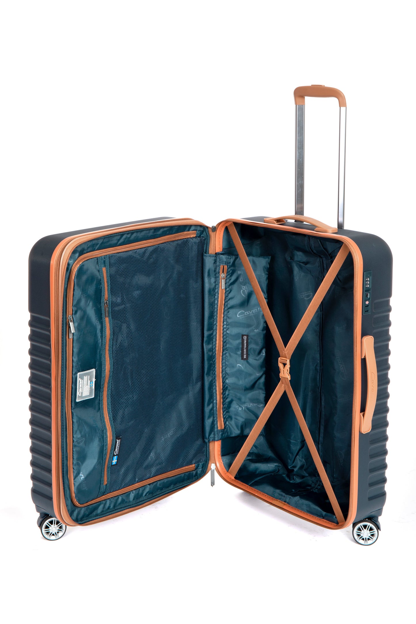 Cavalet Resväska Passadena 73 cm exp spinner turkos