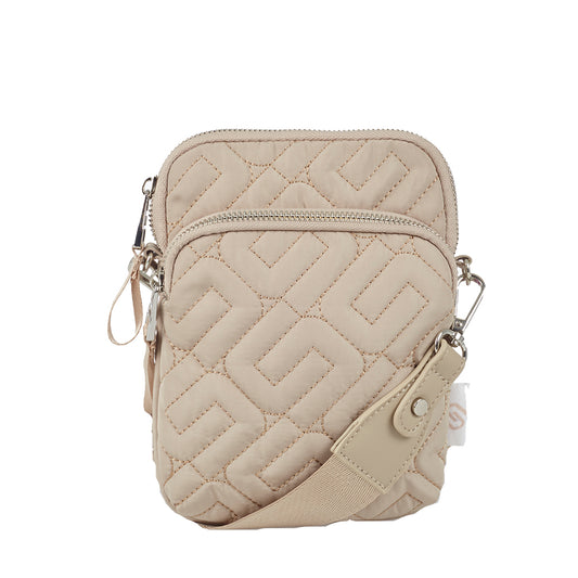 Ulrika Design Mobilväska  nylon beige