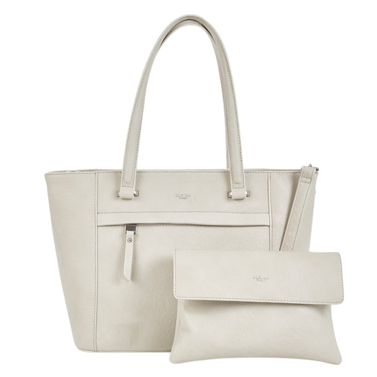 Ulrika Design Handbag 2 in 1 beige