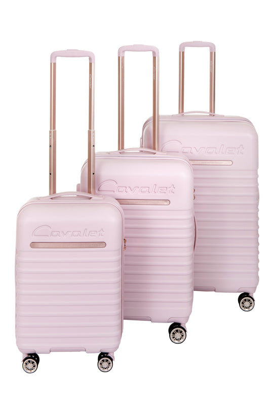 Cavalet Resväska 3-set Passadena rosa