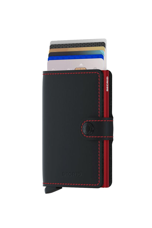 Secrid Korthållare matt Black/red