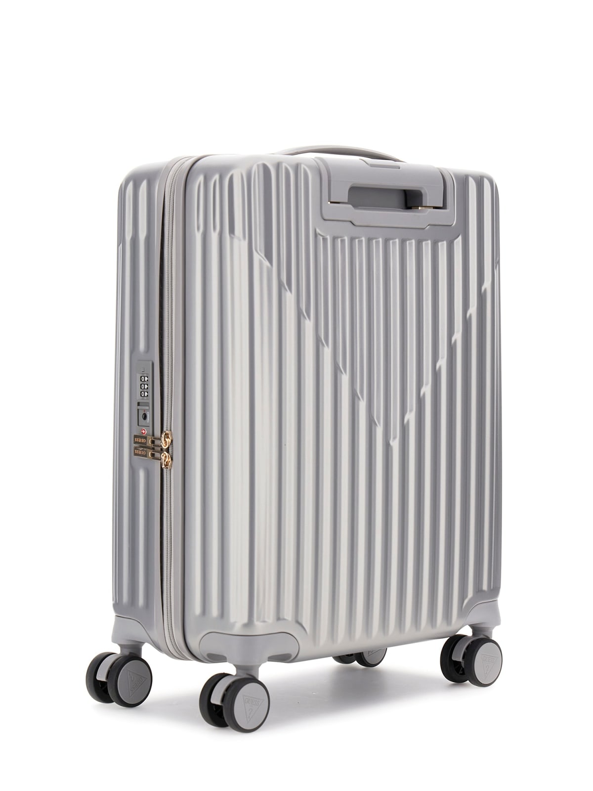 Guess Resväska kabin 55 cm silver