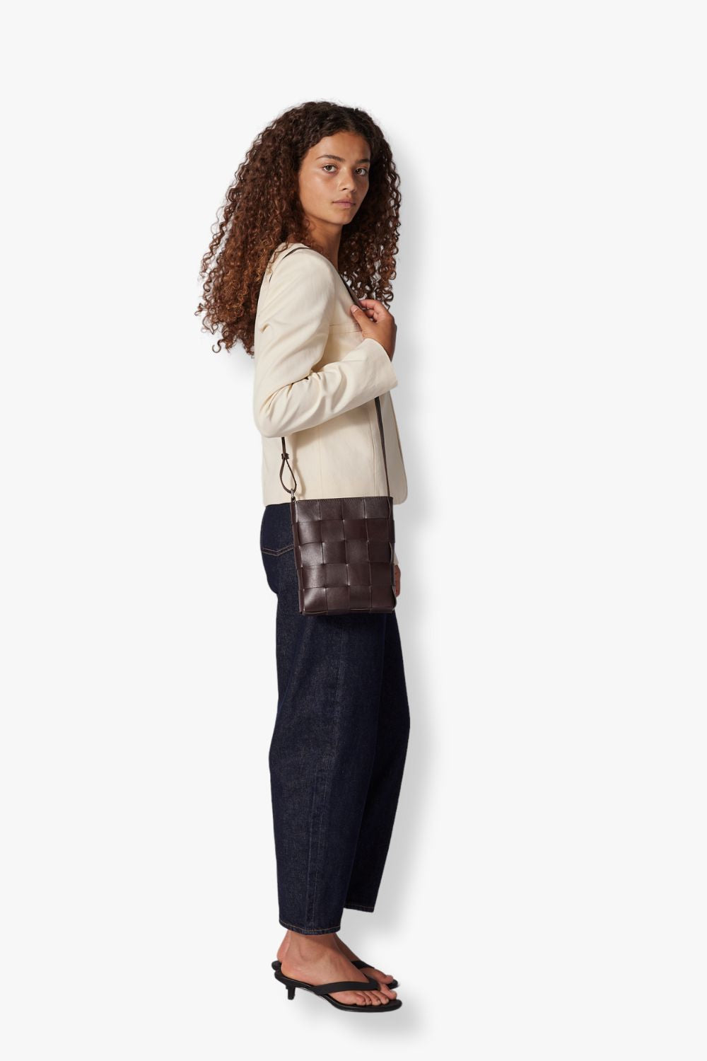 Adax Shoulderbag Zelda mörkbrun