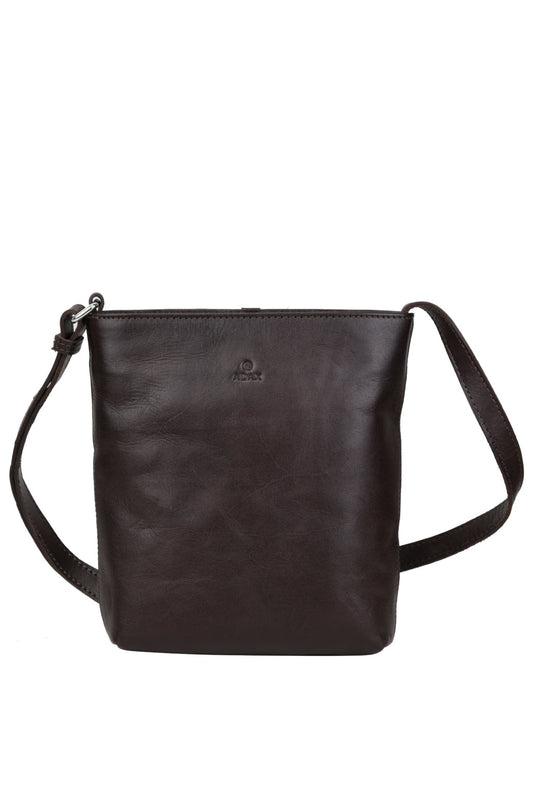 Adax Crossbody Daisy mörkbrun