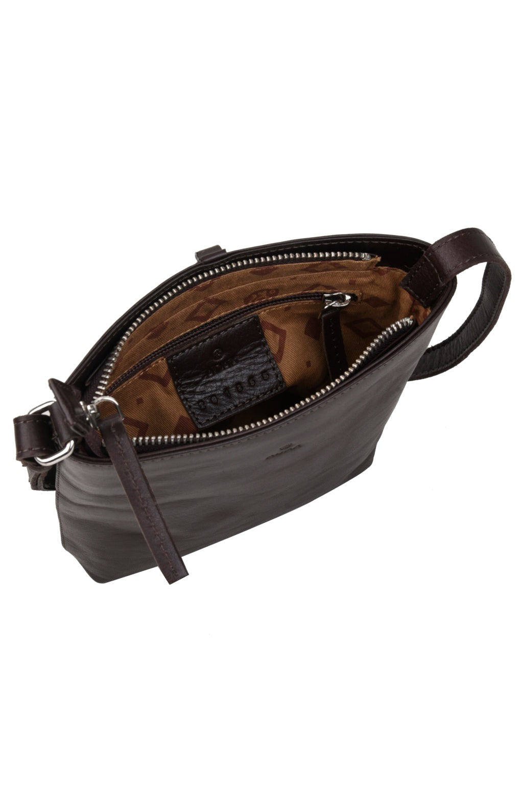 Adax Crossbody Daisy mörkbrun